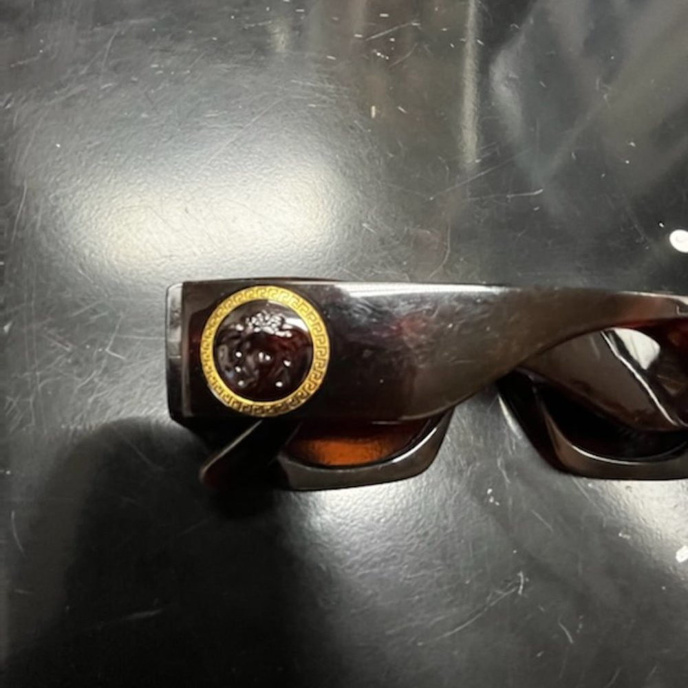 Gianni Versace Sunglasses MOD.420/E Medusa Tortoiseshell Brown Gold